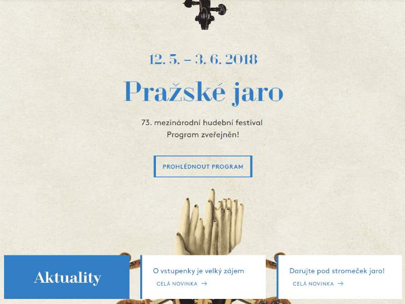 Online zdolává klasiku: zahájení předprodeje na Pražské jaro 2018 v trendech a číslech