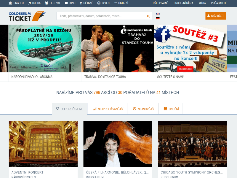 Poznejte novou tvář Colosseum Ticket