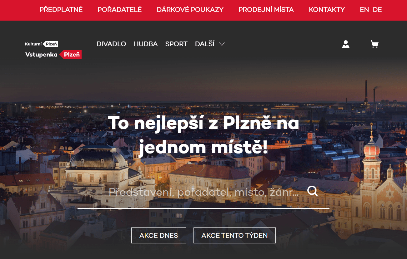 Plzeňská vstupenka v novém designu